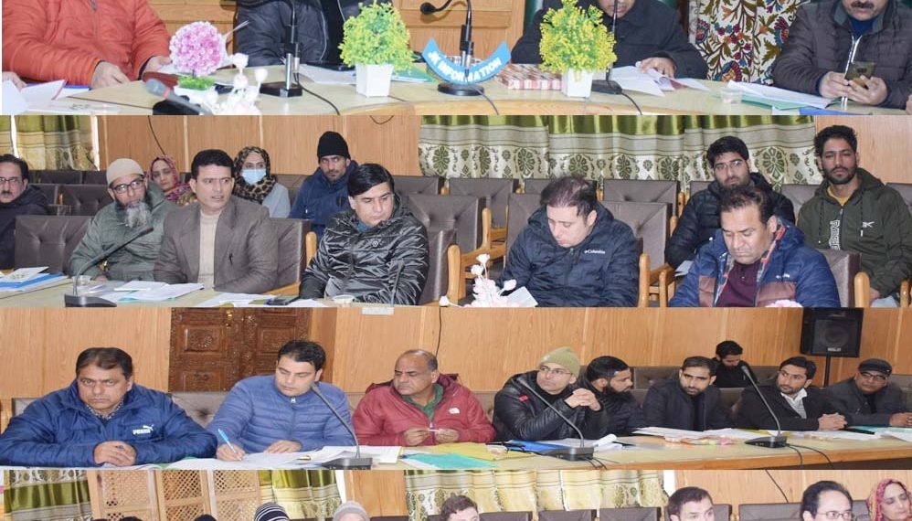 ضلع ترقیاتی کمشنر پلوامہ نے ڈی ایل آر سی میٹنگ کی صدارت کی