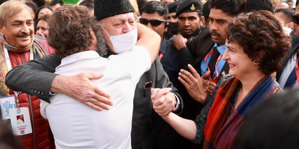 ڈاکٹر فاروق عبداللہ کی ”بھارت جوڑو یاترا “میں شرکت