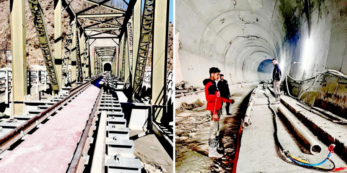 دنیا کے بلند ترین ریل پُل پر آزمائشی ٹرین چلائی گئی