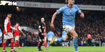 پریمیئر لیگ: مانچسٹر سٹی نے آرسنل کو شکست دے کر ٹائٹل کی دوڑ میں تیزی حاصل کر لی