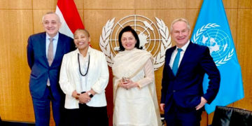 اقوام متحدہ میں ہندوستان کے ایلچی نے اقوام متحدہ کی جنرل اسمبلی کے صدر سے ملاقات کی