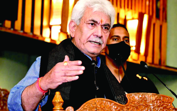 منشیات کے ذریعہ نوجوانوں کے مستقبل کیساتھ کھیلنے والوں کو بخشا نہیں جائے گا: لیفٹیننٹ گورنر