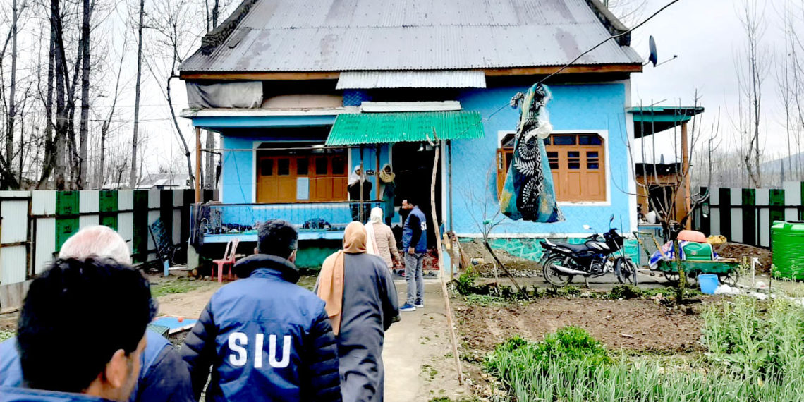 ایس آئی اے کاکشمیر میں کئی مقامات پر چھاپے