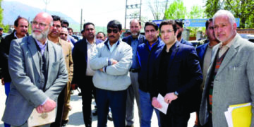 چیف سیکرٹری اور دیگر اعلیٰ افسران کا شہرکا دورہ