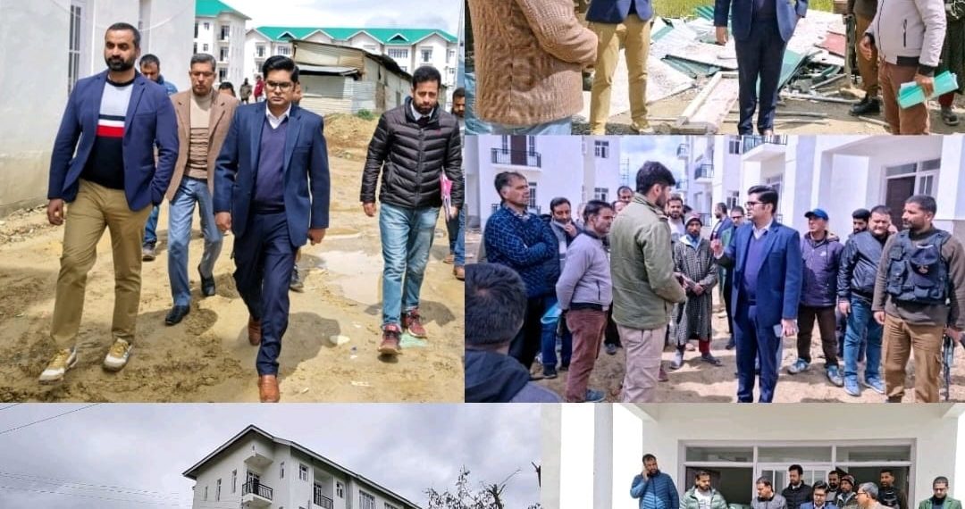 ضلع ترقیاتی کمشنر بانڈی پورہ نے سنبل میں ٹرانزٹ رہائش کی پیش رفت کا جائزہ لیا