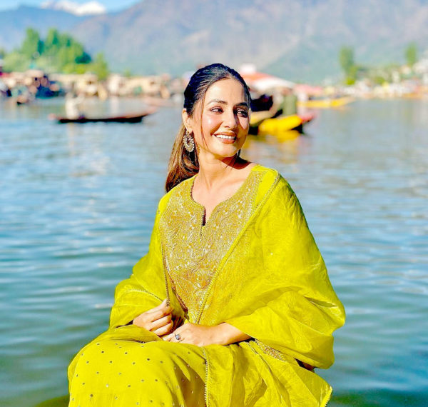 اداکارہ حنا خان کشمیرمیں عیدمنائی۔ سوشل میڈیا پر تصویریں شیئر کی