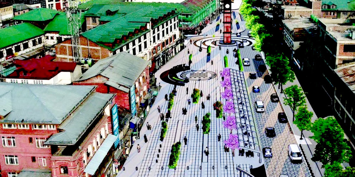 سری نگر اسمارٹ سٹیز مشن کے تحت 80 کلومیٹر پیدل چلنے کی جگہ تیار کرے گا