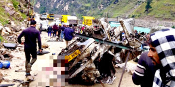 کشتواڑ سڑک حادثے میں 7 مزدورازجان،ایل جی منوج سنہا نے جانی نقصان پر غم کا اظہار کیا