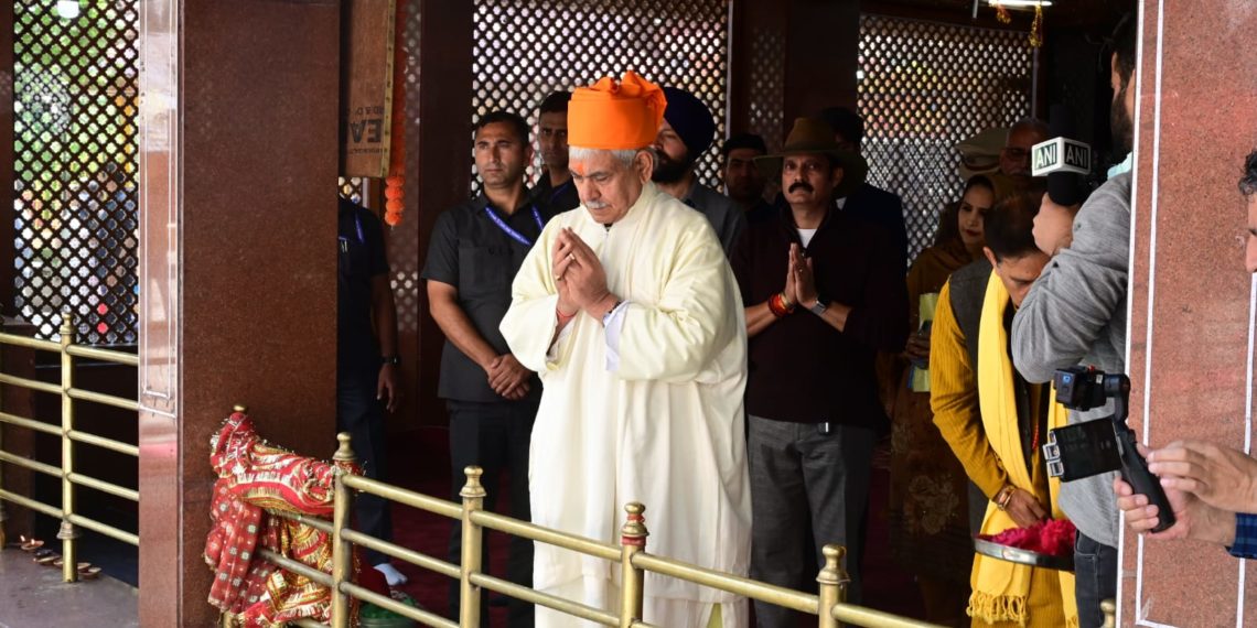 لیفٹیننٹ گورنر نے ماتا کھیر بھوانی پر حاضری دی