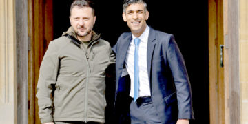 رشی سنک نے یوکرین کے صدر زیلنسکی کا اچانک دورہ برطانیہ پر خیرمقدم کیا