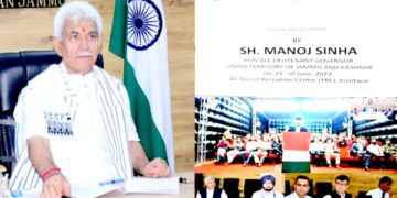 جموں و کشمیر امرت کال میں امن اور ترقی کے ایک نئے دور کا مشاہدہ کر رہا ہے: ایل جی سنہا