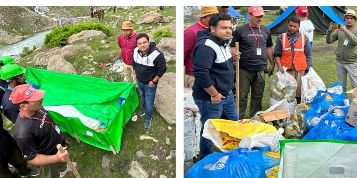 نوڈل آفیسر امرناتھ یاتراڈاکٹر پیوش سنگلا کا امرناتھ گپھا دورہ مکمل