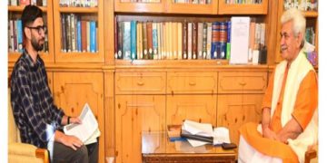 ناصر کھوہامی نے ایل جی منوج سنہا سے ملاقات کی