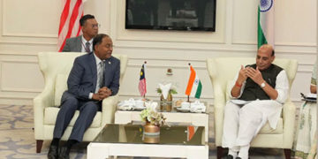 راج ناتھ سنگھ نے ملائیشیا کے وزیر اعظم انور ابراہیم سے ملاقات کی