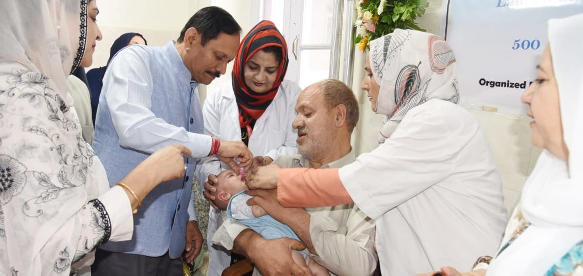 مشیر راجیو رائے بھٹناگر نے سری نگر میں مشن اِندرا دھنش 5.0 اَمیونائزیشن مہم کا آغاز کیا