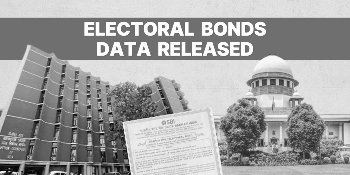 انتخابی بانڈز سے متعلق ڈیٹا جاری، بی جے پی کو 60 ارب روپے کا ملا چندہ