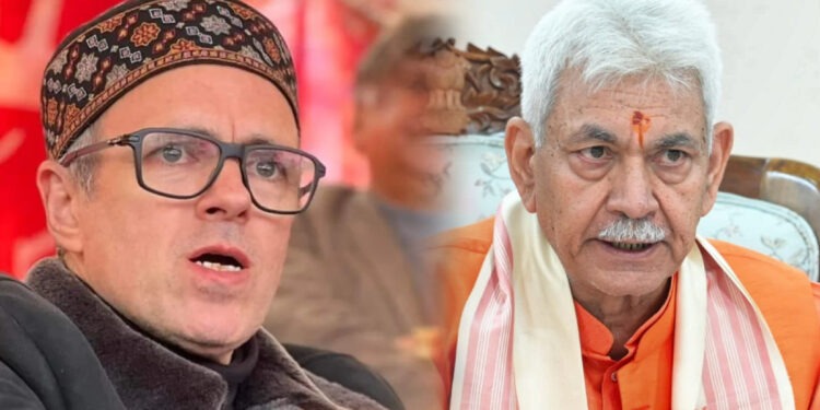 عمر عبداللہ کی لیفٹیننٹ گورنر سے ملاقات، حکومت بنانے کا دعویٰ پیش کیا