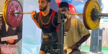قومی سطح پر کشمیری کھلاڑی کا شاندار مظاہرہ،،انڈر19پاور لفٹنگ میں5واں مقام حاصل کیا