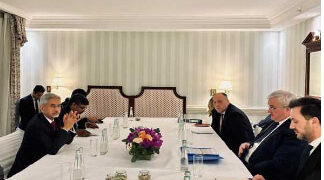 جے شنکر کی میونخ میں یوکرین اور جرمنی کے وزرائے خارجہ سے ملاقات