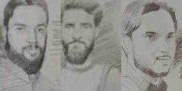 پہلگام حملہ:تین دہشت گردوں کے خاکے جاری