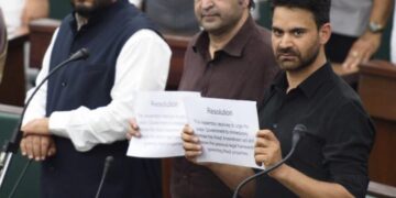 وقت ترمیمی بل پر بحث کو مسترد کرنا این سی اور بی جے پی کا فکس میچ قرار۔ وحید الرحمان پرہ