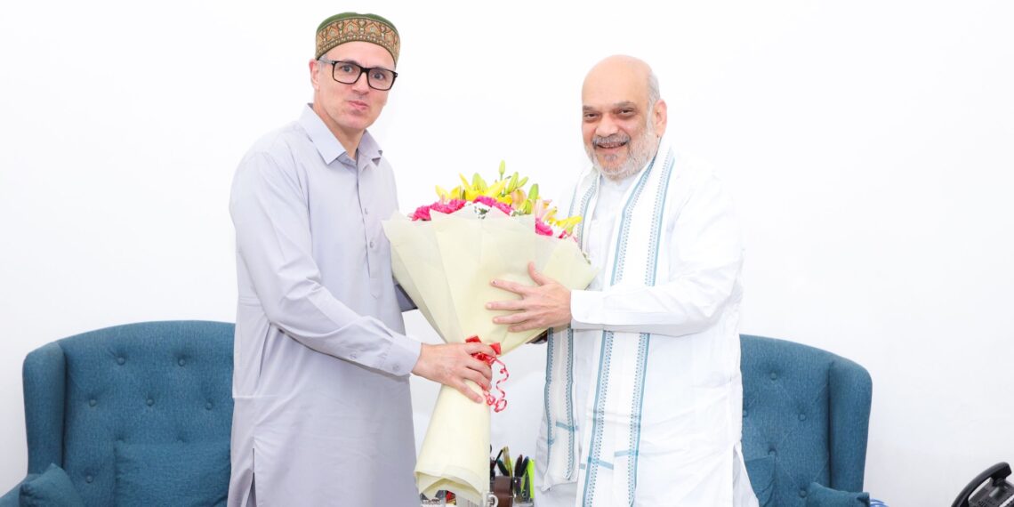 عمر عبداللہ کی امت شاہ سے ملاقات،ایل جی کو ٹیلی کام کے اختیارات دینا غلط نہیں: عمر