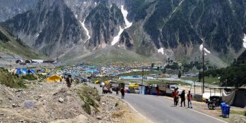 امرناتھ یاترا کے لیے حفاظتی انتظامات،اننت ناگ پولیس نے جائزہ لیا