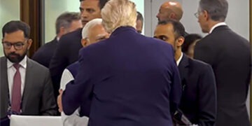 فرانس میںG7 سربراہی اجلاس، مودی اورٹرمپ میںمختصرملاقات