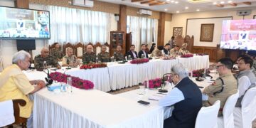 لیفٹیننٹ گورنر کی سینئر افسران کے ساتھ اعلیٰ سطحی میٹنگ، لاجسٹک اور حفاظتی اِنتظامات کا جامع جائزہ