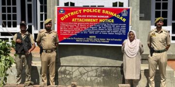 پولیس کی نار کو ٹیرر و سمگلنگ کیخلاف کارروائی، 7.11 کروڑ روپے مالیت کی 4غیر منقولہ جائیدادیں ضبط
