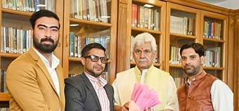 لیفٹیننٹ گورنر کی ممبئی کے میڈیا وفد سے ملاقات،ریل رابطے کے خواب کی تکمیل